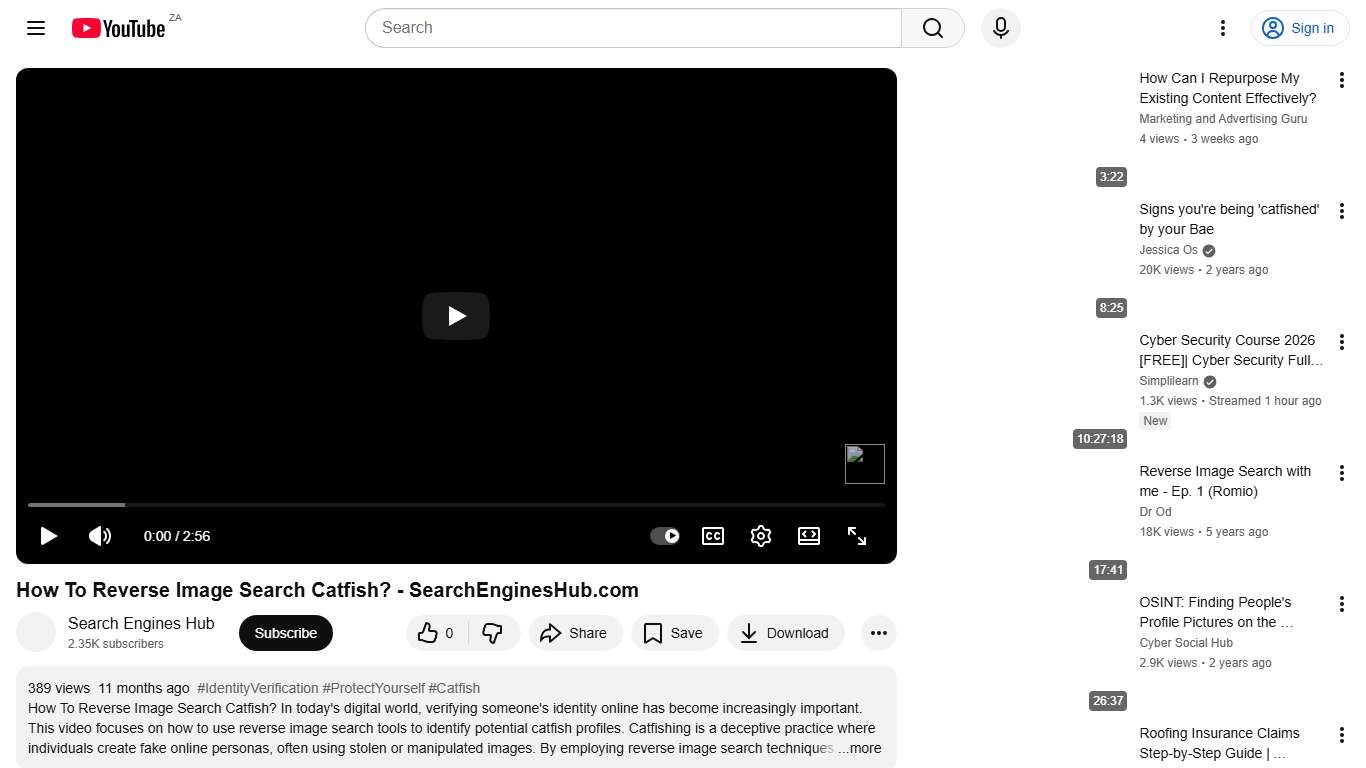 How To Reverse Image Search Catfish? - SearchEnginesHub.com - YouTube